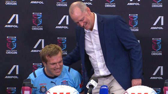 Michael Maguire press conference, NSW Blues, Haumole Olakau’atu, Cameron Murray, scuffle, news, videos, series victory – MASHAHER