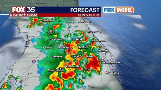 Thunderstorms torrential rain, lightning to move through Central Florida Sunday – MASHAHER