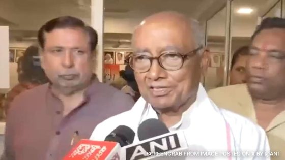 Congress’ Digvijaya Singh Tells Youth Congress Workers – MASHAHER