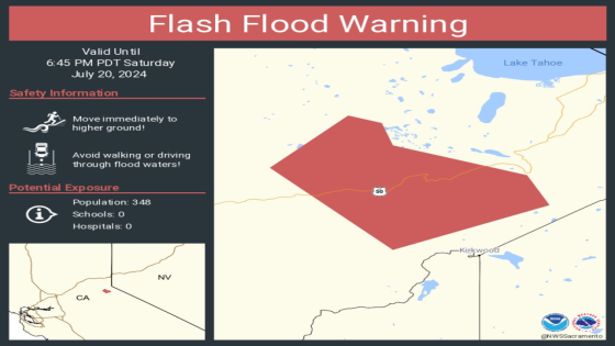 Flash Flood Warning issued in Northern California, NWS says – MASHAHER