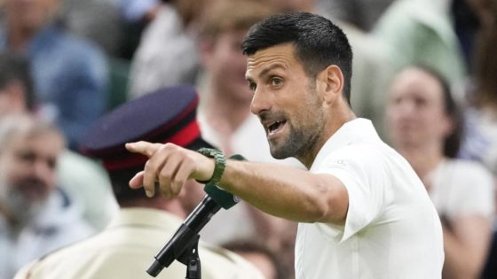 Djokovic ‘disrespected’ by fans during Wimbledon win – MASHAHER