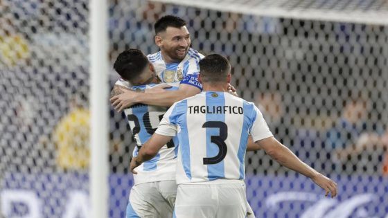 Messi’s 109th goal leads defending champion Argentina over Canada 2-0 and into Copa America final – MASHAHER