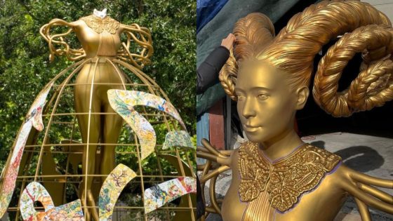 Pakistani American sculptor’s ‘satanic’ golden statue beheaded in Texas – MASHAHER