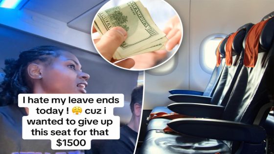 Traveler offered $1,500 cash to give up seat on airplane: ‘Who’s gonna take it?’ – MASHAHER