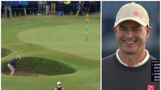 The Open 2024, first round live updates, stream, scores news, leaderboard, start time, how to watch, tee times, blog, British Open, Adam Scott chip in – MASHAHER