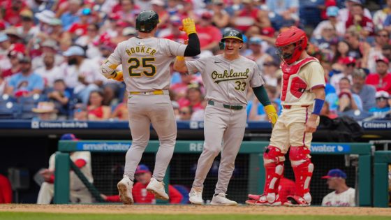 Oakland A’s hit eight home runs in scorching 18-3 win over Philadelphia Phillies – MASHAHER