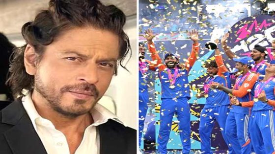 Shah Rukh Khan cheers team India on T20 World Cup victory, shares joy on Social Media 20 : Bollywood News – MASHAHER