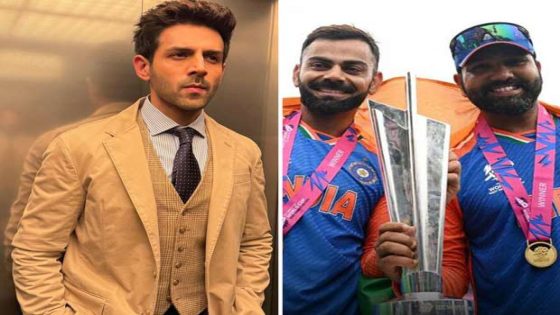 Kartik Aaryan expresses sorrow over Virat Kohli and Rohit Sharma retiring from T20; says, “We won the World Cup, but sadly, we are losing two diamonds” 20 : Bollywood News – MASHAHER