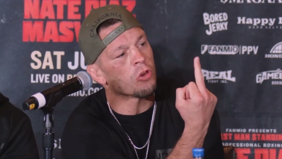 Video: Nate Diaz loses cool, threatens influencer N3on after getting trolled at press conference – MASHAHER