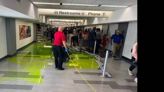 Here’s why green liquid gushed from a Miami International Airport concourse’s ceiling – MASHAHER