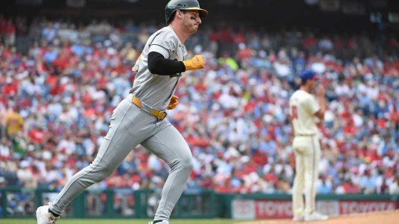 Rooker and A’s homer 8 times to send Phillies into All-Star break with series loss – MASHAHER