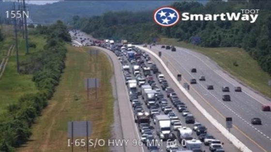 Multi-vehicle crash backs up I-65N traffic for miles in Williamson County – MASHAHER