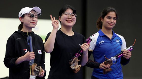 Oh wins women’s 10m air pistol gold with record score – MASHAHER