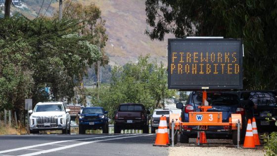 Dumpster fire near San Luis Obispo Blues game was likely sparked by a stray firework – MASHAHER