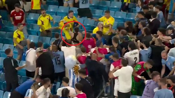 Darwin Nunez in wild crowd brawl after Colombia defeat Uruguay, video, reaction, fans – MASHAHER