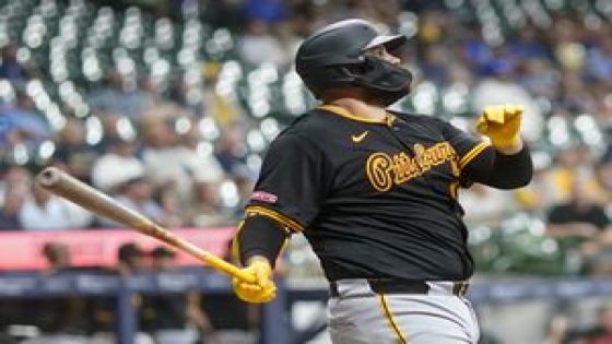 Pirates homer 5 times in 12-2 win over Brewers – MASHAHER