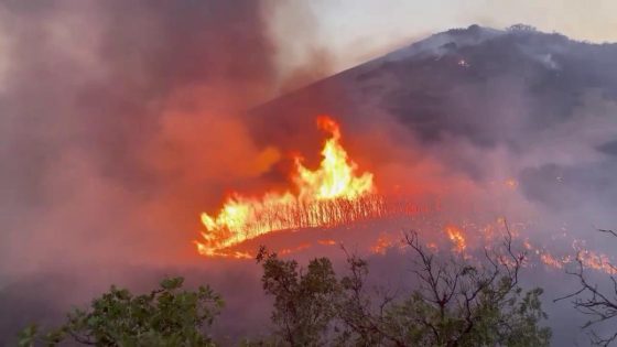 Watch: Flames shoot into sky as Sandhurst Fire burns outside Salt Lake City – MASHAHER