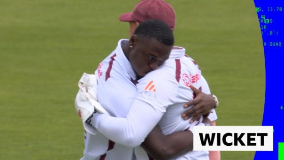 Seales gets the key wicket of Brook for 109 – MASHAHER