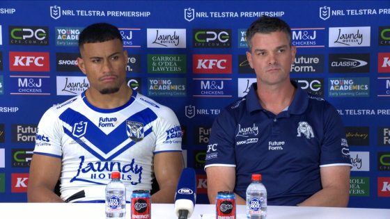 Bulldogs press conference, Cameron Ciraldo questions refereeing, disruptor rule, what happened, Cowboys defeat Bulldogs – MASHAHER