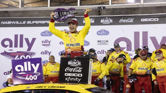 Joey Logano wins at Nashville in record 5th overtime for 1st NASCAR Cup Series victory of year – MASHAHER