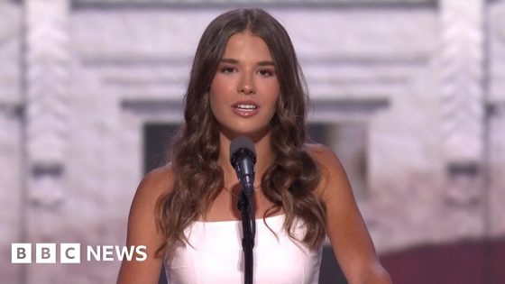 Watch: Trump's granddaughter speaks publicly for the first time – MASHAHER