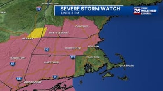 Severe thunderstorm watch issued for most of Massachusetts – MASHAHER