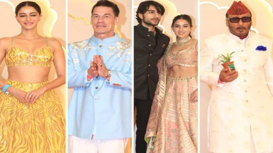 Anant Ambani-Radhika Merchant Wedding: Ananya Panday, John Cena, Sara Ali Khan, Jackie Shroff arrive in style : Bollywood News – MASHAHER