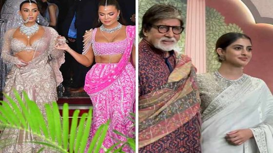 Anant Ambani-Radhika Merchant Wedding: Kim Kardashian, Khloe Kardashian, Amitabh Bachchan, Shahid Kapoor & more arrive in style for Shubh Aashirwad ceremony : Bollywood News – MASHAHER