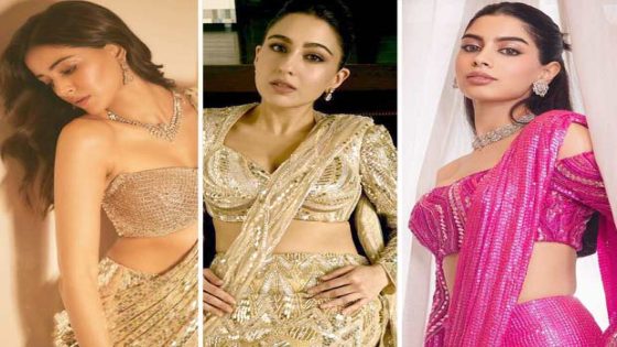 Ananya Panday, Sara Ali Khan, Khushi Kapoor & others keep it glamorous in Manish Malhotra attire at Anant Ambani-Radhika Merchant sangeet : Bollywood News – MASHAHER