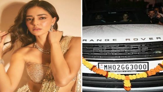 Ananya Panday buys a Range Rover worth Rs 3.38 crores, hints at Marvel connection with unique number plate : Bollywood News – MASHAHER