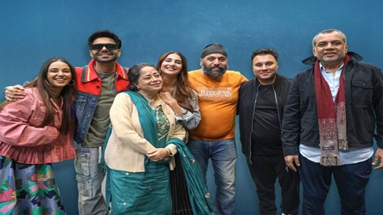 Vaani Kapoor, Aparshakti Khurana, and Paresh Rawal wrap up Badtameez Gill shooting; film to release on November 29 : Bollywood News – MASHAHER