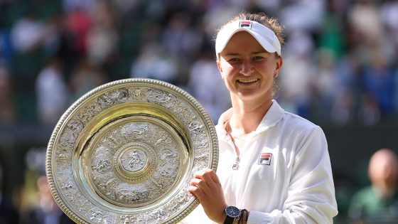 Barbora Krejcikova delivers thrilling Wimbledon women’s final, wins second career Grand Slam title – MASHAHER