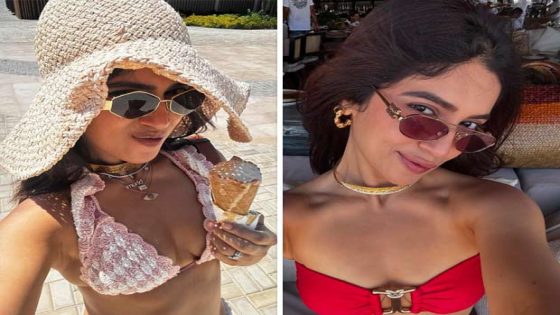 Bhumi Pednekar exudes perfect summer vibes in the latest set of bikini selfies : Bollywood News – MASHAHER