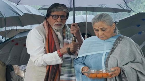 Amitabh Bachchan holds umbrella for Jaya Bachchan in adorable photo: “And the rain it raineth every day…” : Bollywood News – MASHAHER