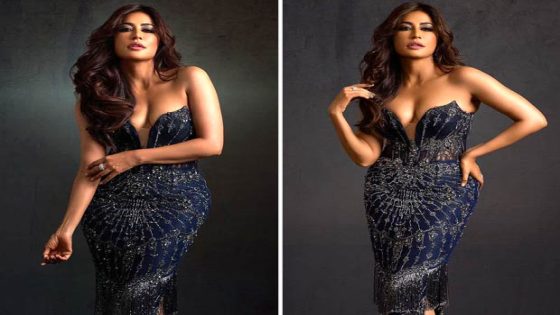 Chitrangda Singh’s glamorous look in Shantanu & Nikhil’s beaded corset gown : Bollywood News – MASHAHER