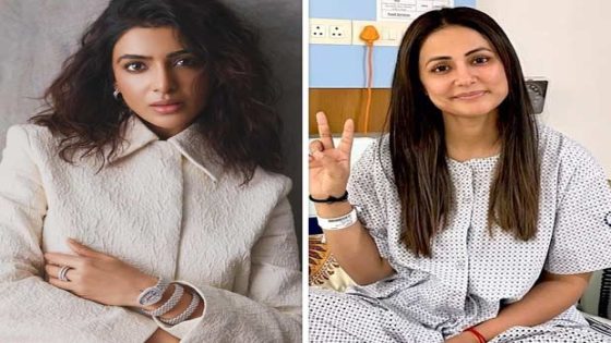 Samantha Ruth Prabhu and Hina Khan show how women stand united in need as they showcase support in each other’s wellness journey : Bollywood News – MASHAHER