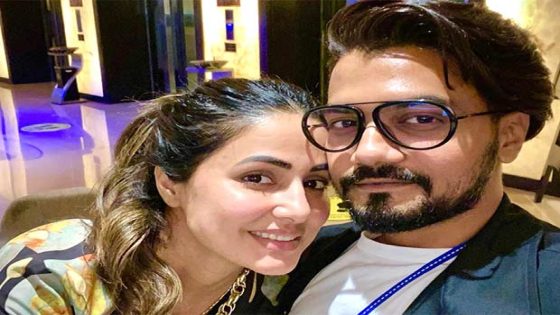 Hina Khan praises Rocky Jaiswal as her pillar of strength amid cancer battle : Bollywood News – MASHAHER