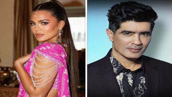 Khloe Kardashian praises Manish Malhotra for ‘stunning outfits’ after controversial ‘local designer’ comment : Bollywood News – MASHAHER