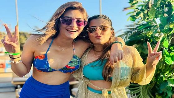 Kriti Sanon shares fun photos from Greece with sister Nupur Sanon amid smoking video controversy : Bollywood News – MASHAHER