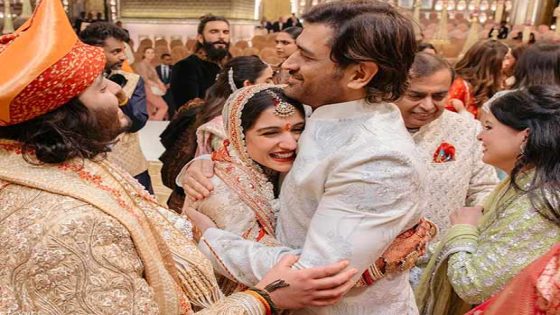 MS Dhoni’s heartfelt advice to Anant Ambani at his grand wedding: “Anant, please continue to…” : Bollywood News – MASHAHER