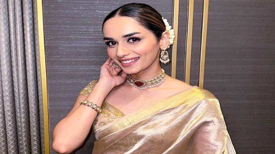 Manushi Chhillar’s elegant look at Anant Ambani-Radhika Merchant’s wedding function : Bollywood News – MASHAHER