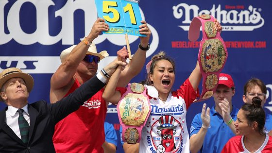 Miki Sudo prevails at annual hot dog eating contest, sets women’s record – MASHAHER