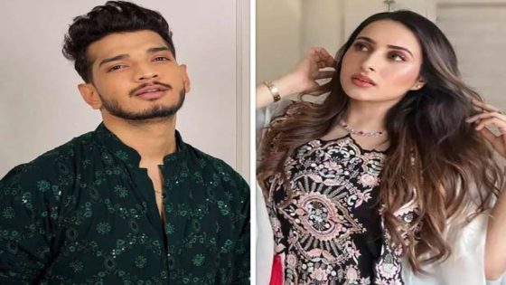 Munawar Faruqui celebrates one month anniversary with new wife Mehzabeen Coatwala in Dubai : Bollywood News – MASHAHER