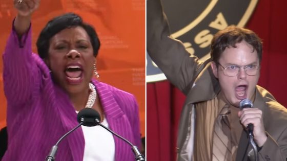 NEA president mocked for copying ‘The Office’ character Dwight Schrute in ‘totally unhinged’ speech – MASHAHER