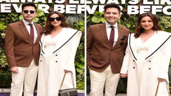 Parineeti Chopra attends Wimbledon Finals with husband Raghav Chadha : Bollywood News – MASHAHER