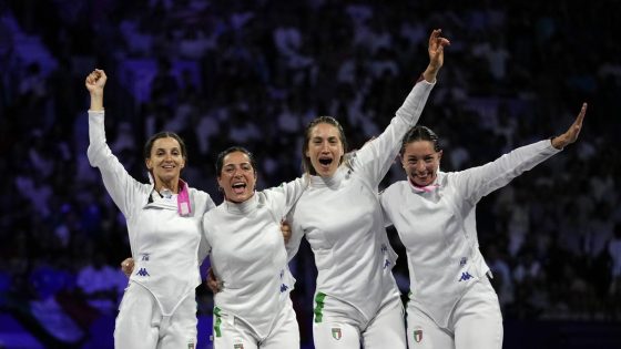 Paris Olympics 2024: Italy silences French crowd to claim gold in womenâs fencing team event – MASHAHER