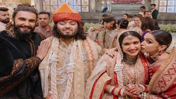 Ranveer Singh and Deepika Padukone share UNSEEN pic from Anant Ambani and Radhika Merchant’s wedding : Bollywood News – MASHAHER