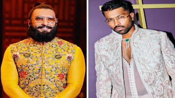 Ranveer Singh and Hardik Pandya steal the show at Anant Ambani’s Haldi Ceremony with their dhol and dance performances : Bollywood News – MASHAHER