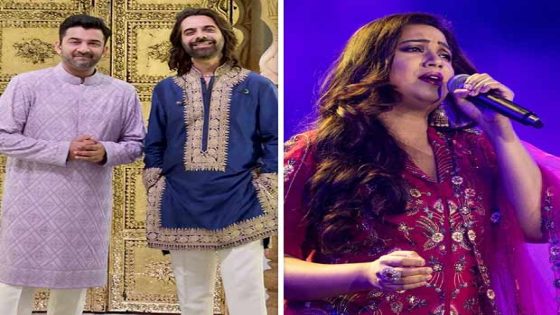 Sachin-Jigar, Shreya Ghoshal perform at Radhika Merchant’s bidaai ceremony; deets inside : Bollywood News – MASHAHER