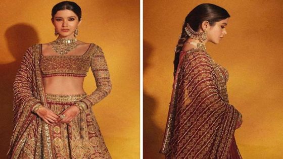 Shanaya Kapoor stuns in Rs. 8.49 lakhs Tarun Tahiliani lehenga at Ambani-Merchant wedding 8 : Bollywood News – MASHAHER